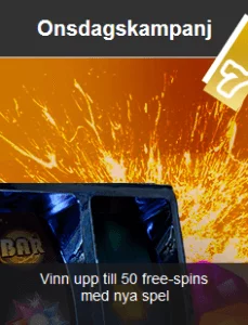 Expekt Onsdagens nya spel 50 freespins