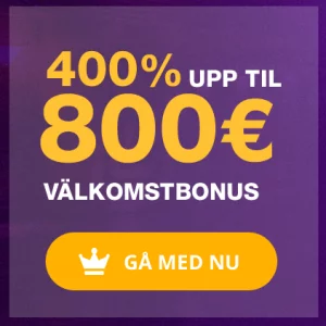 RoyalSpinz Välkomstbonus 400% upp till 800 €