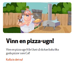 Nätcasino Casino Calzone - Vinn en pizza-ugn!