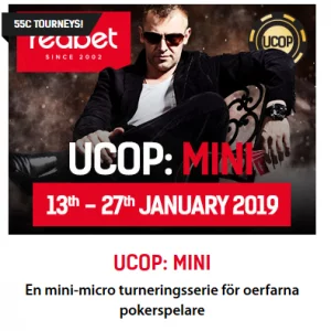 Slutspurten för UCOP: Mini på nätcasino redbet!