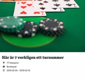 Så kan du vinna 77 freespins i taget hos nätcasino Paf!