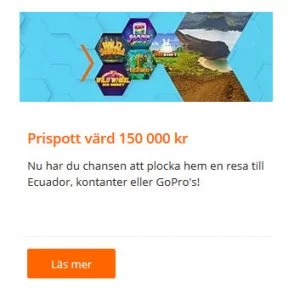 Tävla om 150 000 kr i prispotten på Betsson!