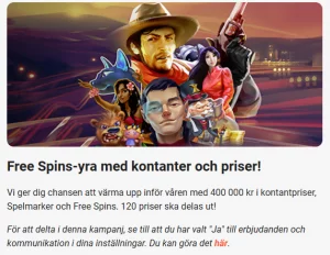 Fira freespins-yra på LeoVegas och tävla om freespins & 100 000 kr kontant!