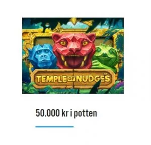 50 000 kr i potten i Temple of Nudge-turnering hos iGame Casino!