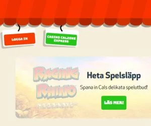 Vinn massor i Raging Rhino Megaways hos Casino Calzone!