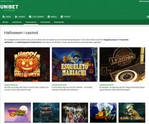 Fira Halloween 2019 på Unibet Casino!