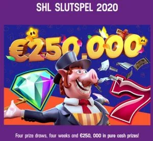 250 000 € i prispotten under SHL Slutspel 2020 hos Lucky Casino